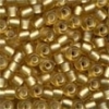 MH Size 6 Glass Beads - 16031 - Frosted Gold