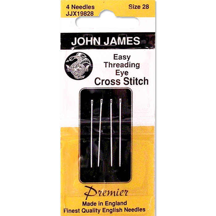 John James Easy Threading Tapestry Needles, Size 28