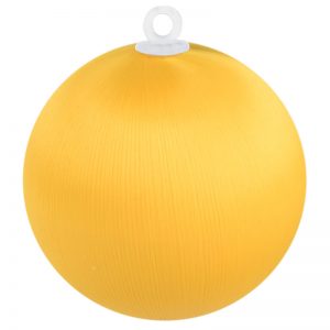 Bright Gold Satin Ball 2.5 inch
