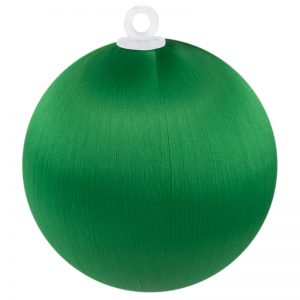 Christmas Green Satin Ball 2.5 inch