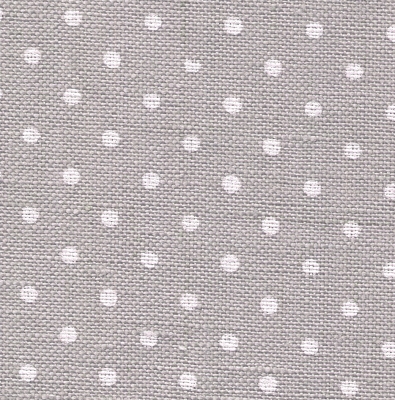Edinburgh Linen PP Gray/White 55 In W