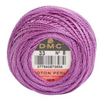 DMC Perle Cotton Size 8 - Fuchsia (33)