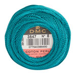 DMC Perle Cotton Size 8 - Teal Green-Dk (3847)