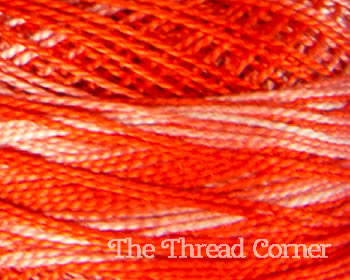 DMC Perle Cotton Variegated - Bright Orange (106)
