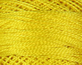 DMC Perle Cotton Size 8 - Lemon-Dk (444)