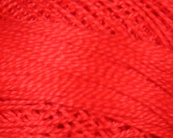 DMC Perle Cotton Size 8 - Firetruck Red (606)