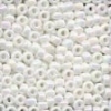 MH Size 8 Glass Beads - 18801 - White Opal