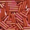 Mill Hill Bugle Beads, Med - Red Rainbow - 11/0 x 9mm
