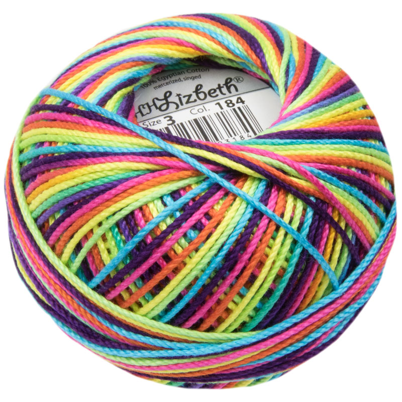 Lizbeth Thread 3 - (184) Rainbow Splash