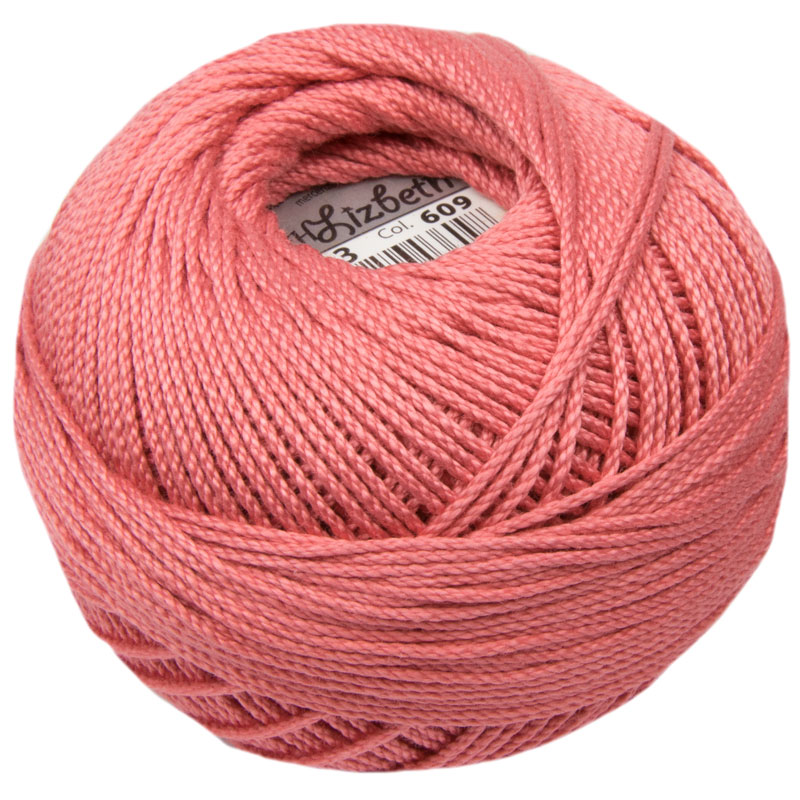 Lizbeth Thread 3 - (609) Coral Pink Dark