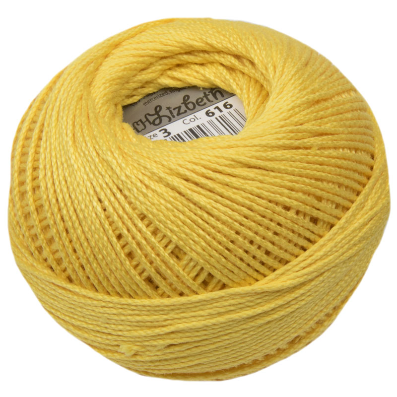 Lizbeth Thread 3 - (616) Daffodil Medium