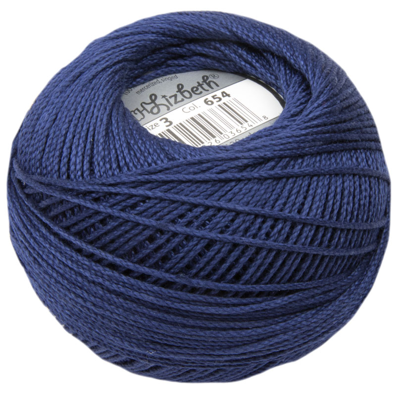 Lizbeth Thread 3 - (654) Navy Blue