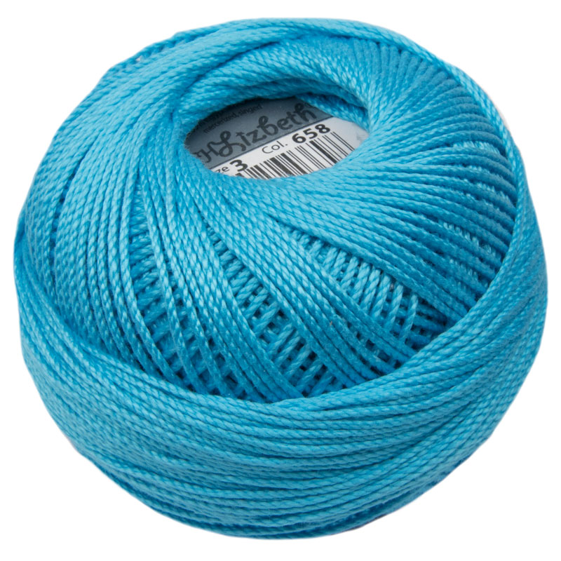 Lizbeth Thread 3 - (658) Ocean Turquoise Lt