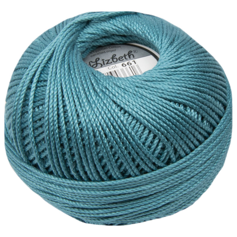 Lizbeth Thread 3 - (661) Country Turquoise Med.