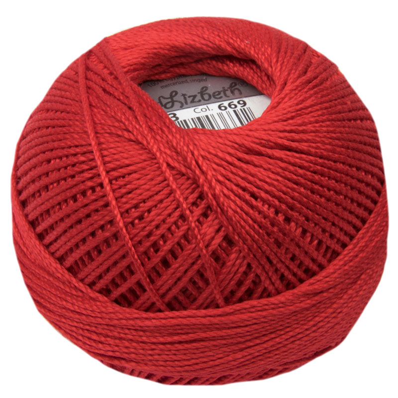 Lizbeth Thread 3 - (669) Poppy Red