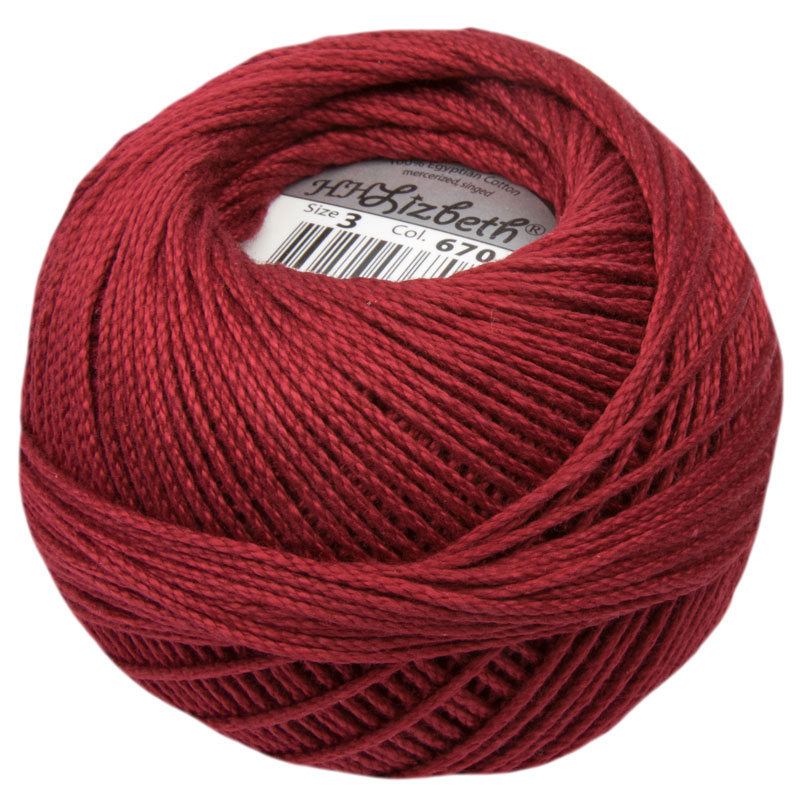 Lizbeth Thread 3 - (670) Victorian Red