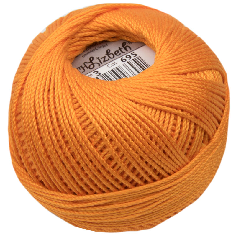 Lizbeth Thread 3 - (695) Bright Orange