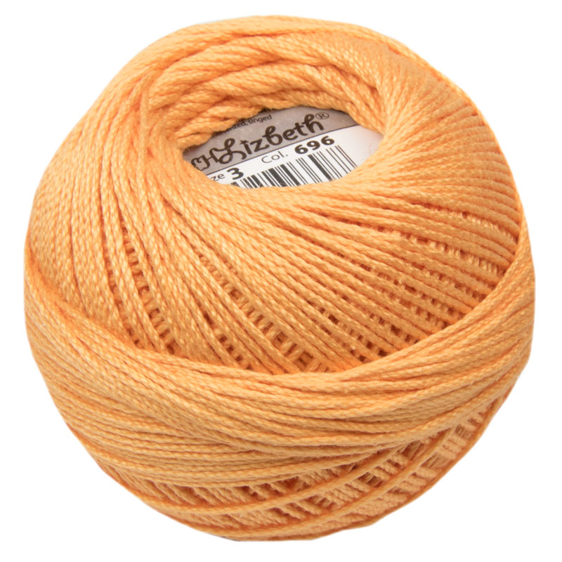 Lizbeth Thread 3 - (696) Autumn Orange Medium
