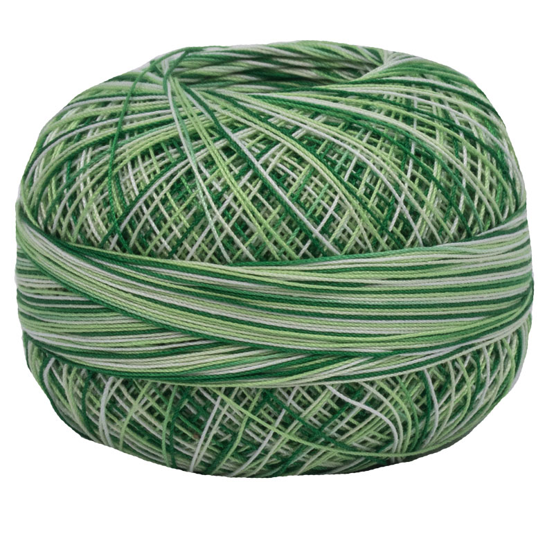 Lizbeth Thread 80 - (152) Christmas Green Mix