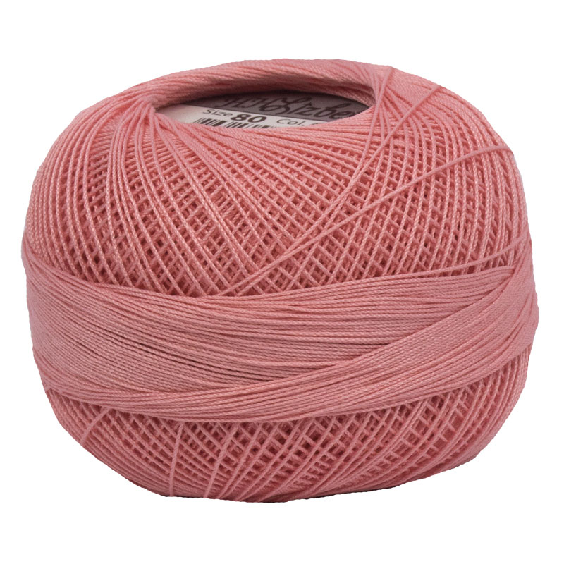 Lizbeth Thread 80 - (608) Coral Pink Med