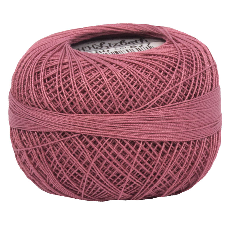 Lizbeth Thread 80 - (627) Med Shell Pink