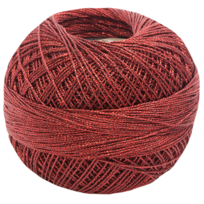 Lizbeth Thread LizMetallic 20 - (324) Christmas Red