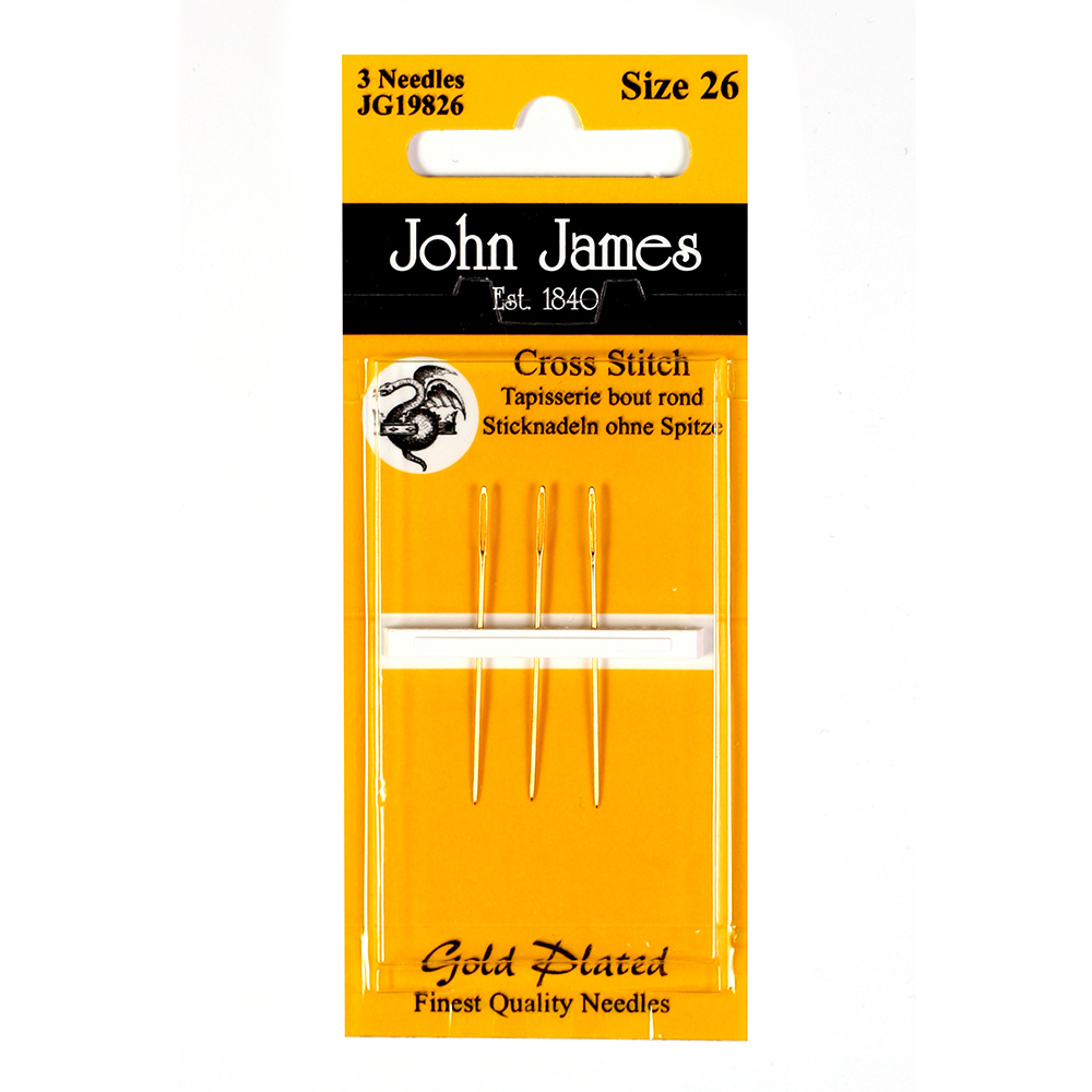 John James Tapestry Needles, Gold, Size 20