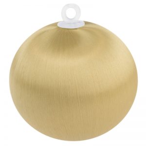 Taupe Satin Ball 3 inch