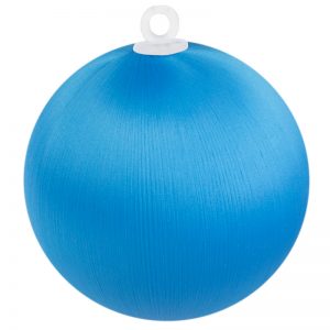 Turquoise Satin Ball 3 inch