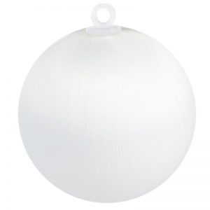 White Satin Ball 2.5 inch