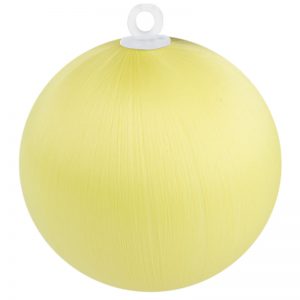 Yellow Satin Ball 3 inch