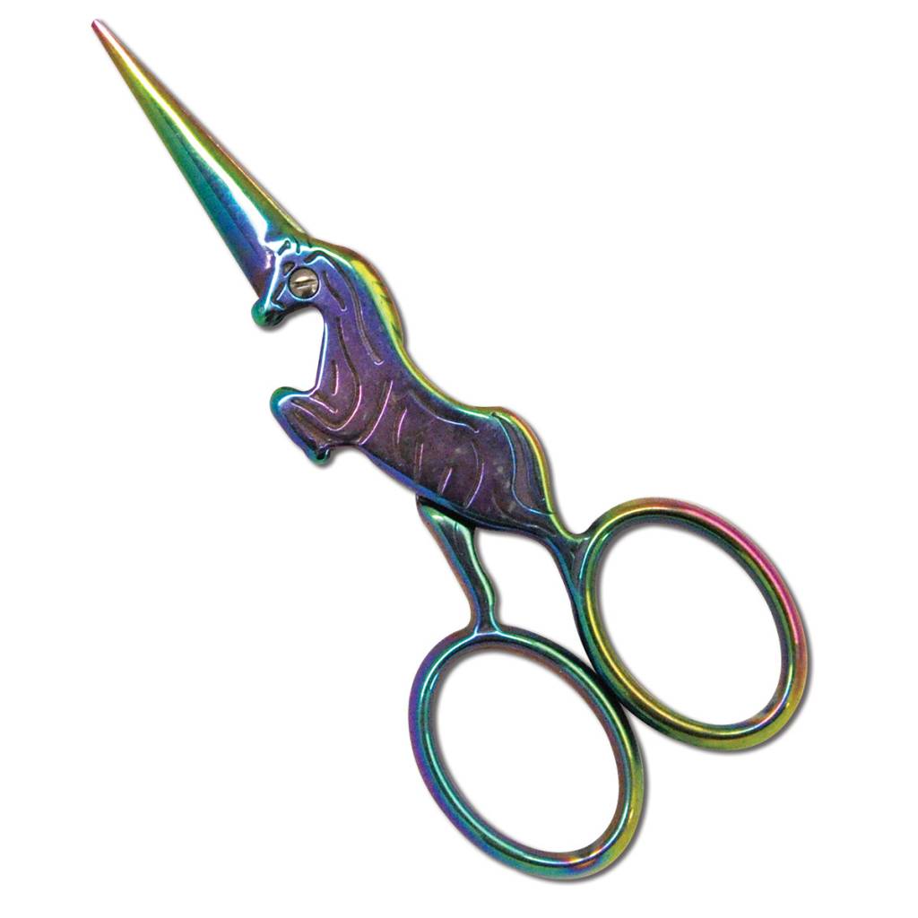Sullivans Unicorn Embroidery Scissors, Rainbow
