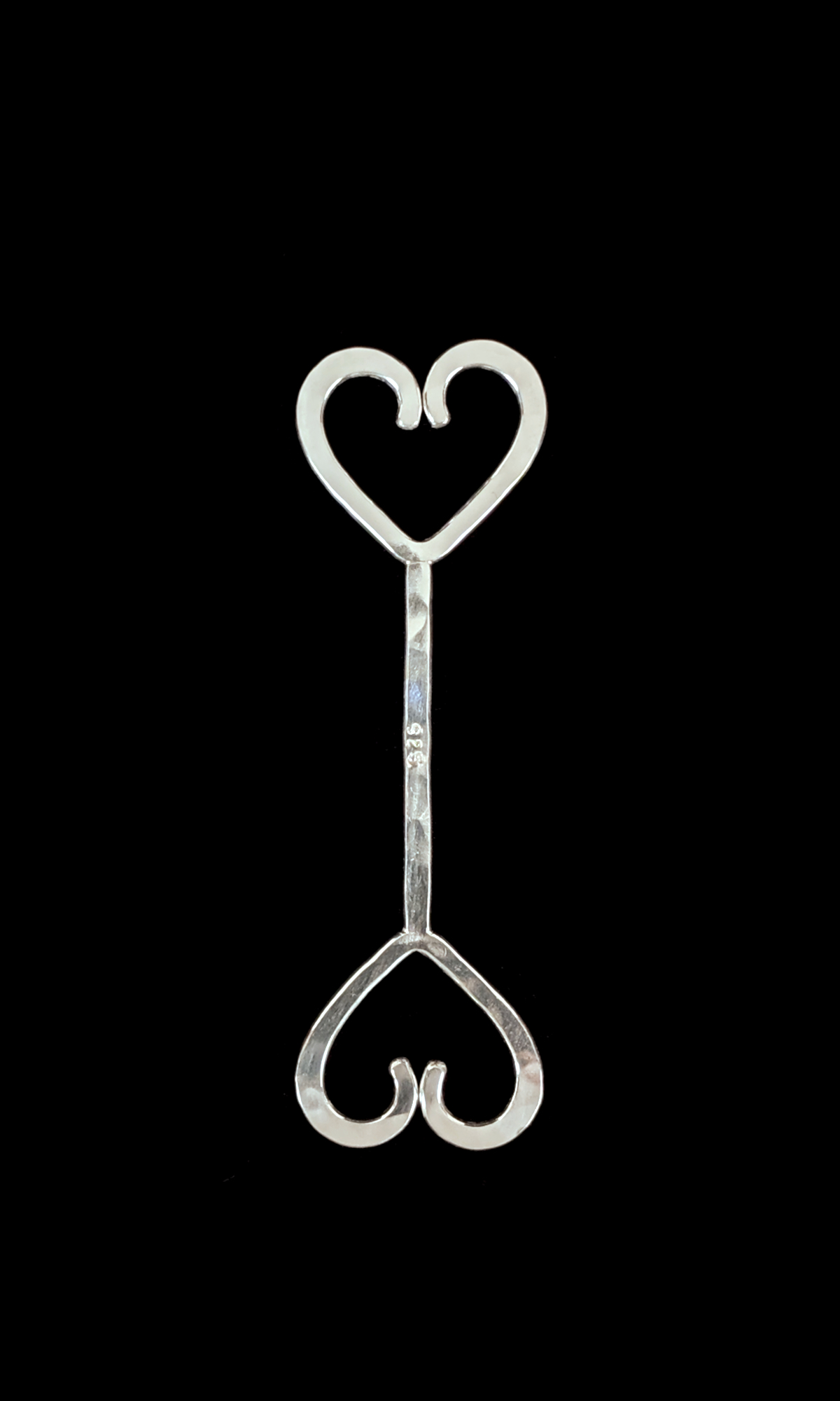 Forged Silver Heart Shuttle (Small)