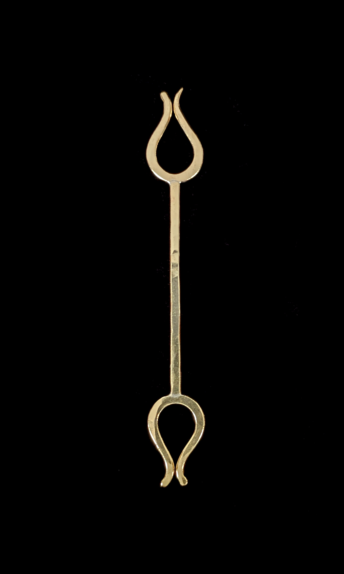 Forged Brass Tulip Shuttle (Lg, With Pick)