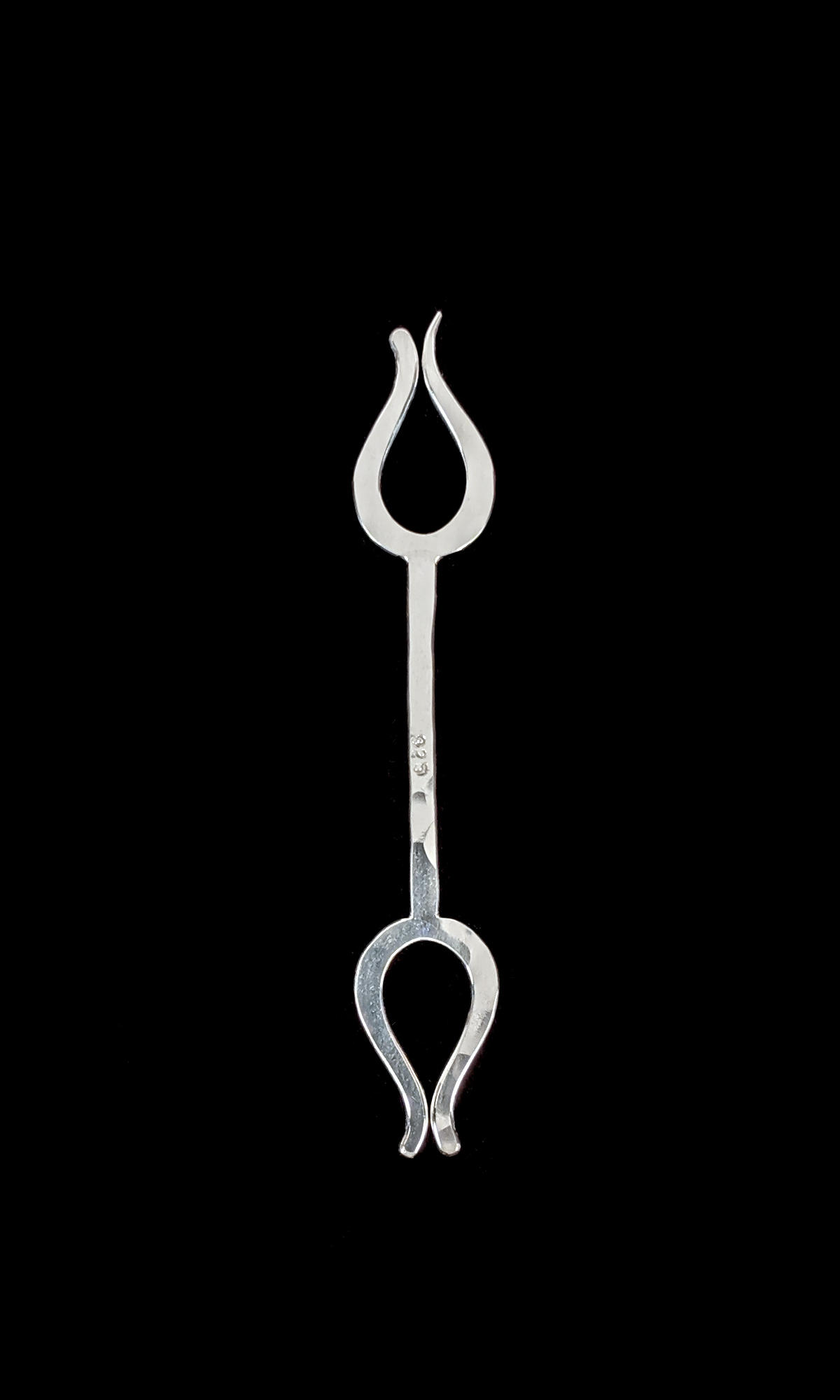 Forged Silver Tulip Shuttle (Sm, With Pick)