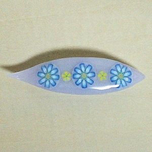 Japanese Tatting Shuttle - Blue Cineraria